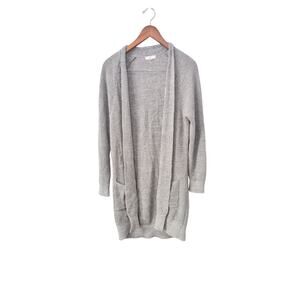 BP. Grey Open Knit Lightweight Sweater Duster | Size Small